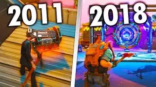 Evolution of Fortnite Save The World 2011 to 2018