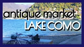 INCREDIBLE ANTIQUE MARKET SHOP WITH ME LAKE COMO | antique market vintage shopping