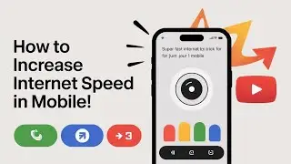 Internet speed kaise badhaye | How to increase internet speed in mobile