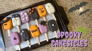 Halloween cakesicles