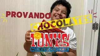 Voltei! Provando chocolates Tony's Chocolonely!