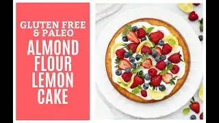 Almond Flour Lemon Cake (Gluten Free & Paleo)