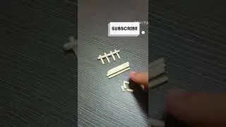 Diy miniature bench#mini#littlemagicalhands#diy#aesthetic#easy#snowman#art#minibench#easy#ytshorts