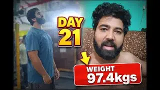 transformation day 21 weight 97.4 kgs | shoulder day
