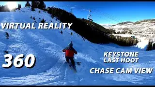 Virtual reality 360 skiing at Keystone resort Colorado
