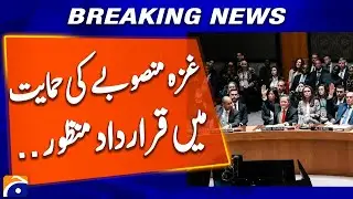 UN Security Council adopts US resolution on Trump's Gaza plan - Geo News