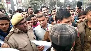 Parking avaidh vasooli in noida sector 62 steller IT park