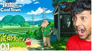 SHINCHAN & SHIRO ON ADVENTURE!😍 Shinchan: Shiro and Coal Town