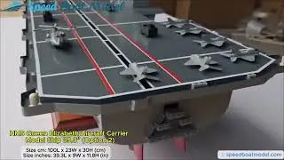 HMS Queen Elizabeth Aircraft Carrier Model &ndash; Handcrafted Masterwork by Speed Boat Model