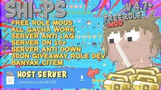 SERVER TERBARU CUI 😋😋 FREE ROLE MODS 👑 DAN SERVER ANTI DOWN ANTI LAG ❗❗ BURUAN JOIN