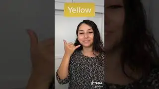 Colors in American Sign Language (ASL)