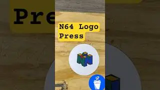 Nintendo N64 Logo Pin Badge