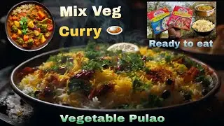 MTR Ready to eat Food | MTR Veg Pulao | MTR Mixed Vegetable Curry | delicious food 🔥| Ready to eat