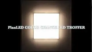 PlanLED's Color Changing LED Troffer