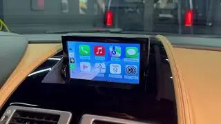 Aston Martin - Apple Carplay на штатный монитор