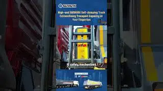 High-end SUNHUNK Self-dumping Truck, Extraordinary Transport Capacity at Your Fingertips. #sunhunk