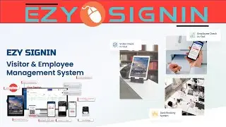 Visitor Management System, visitor management app and workplace solution by ezy signin