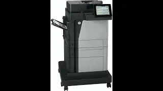 Renewed HP LaserJet Enterprise MFP M630F | Multifunction Printer with 500-Sheet Tray & Cabinet Stand