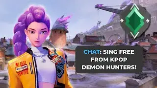 Valorant, но мой чат заставляет меня петь KPOP Demon Hunters 🎤🎶