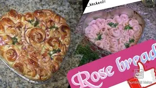 Rose bread/breakfast/(bread )by delicious Kitchen