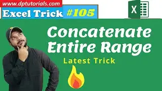 How To Concatenate Excel Ranges [ Easy Method in Excel ]