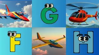 ABC Flying Machines ✈️ | Learn Planes A&ndash;Z | Energypac Kids TV #abcd #kids #learnalphabet