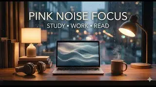 Pure Pink Noise for Deep Focus | ADHD Relief & Study Aid (Block Distractions)