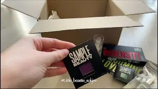 Unboxing mystery box Sample Beauty