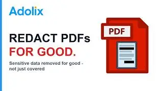 How to Redact a PDF for Free - Adolix PDF Redactor