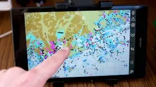 Transas iSailor review on android tablet
