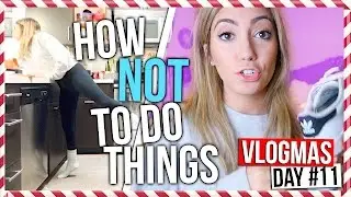 How NOT To Fix Things & CLEANING MY APARTMENT | Vlogmas Day #11