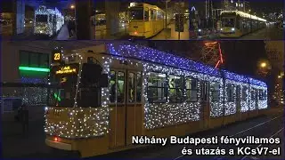 [Full HD] BKV KcsV7 fényvillamos - 1347 (23) és más (fény)villamosok