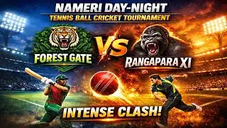 Nameri Day-Night Tenis Ball Cricket Tournament   #assamsports