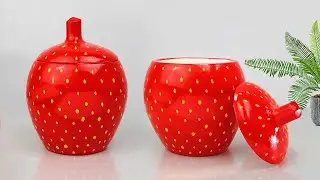 Sugar pot / Coffee pot making at home with Cement // Flower vase making / sugar pot making
