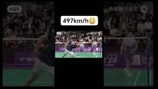 Đập cầu vận tốc 497km/h 😱 #cầul&ocirc;ng #badminton #badmintontv #xuhuong #trending #mecaulong