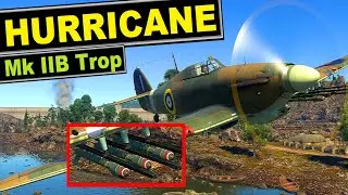 3 reasons to take it to low BR tank battles  🛩️Hurricane Mk IIB Trop