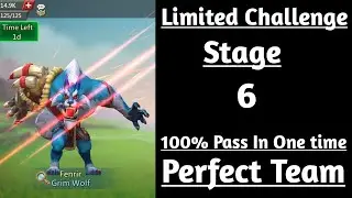 Lords mobile limited challenge bloodlust stage 6|Limited challenge grim wolf stage 6