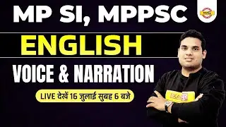 MPSI English Classes | MPSI English Voice and Narration Practice Set by Gaurav Sir