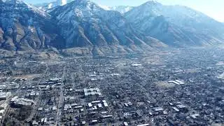 Views of Provo Utah - BYU Football Stadium & Brigham Young University Campus [ DRONE FOOTAGE]
