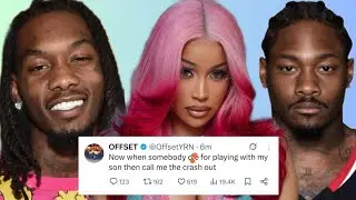 ‼️Messy!! Offset THREATENS to K❌️LL Cardi B and Stefon Diggs over Hairstyle. Cardi adresses Ak, Bia.