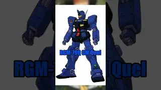 By Earthnoids for Earthnoids - The RGM-79Q GM Quel! #anime #gundam #vtuber