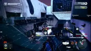 Brink: Gameplay - Defending The Hydro Fuel Using A Modern Machine Gun And A Brink Sniper (HD)