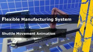 Flexible Manufacturing System (FMS) Animation &bull; Shuttle movement