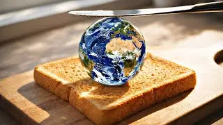 AI Spreading Planets on Toast Spread ASMR | Oddly Satisfying Food (4K, No Talking)