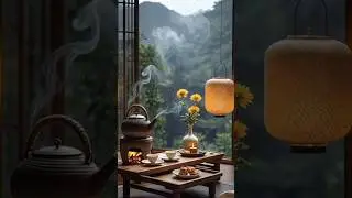 Finding Hope in Rain: Cat, Tea & Nature😺Heilender Regen mit Katze und chinesischem Tee享受雨中情愫