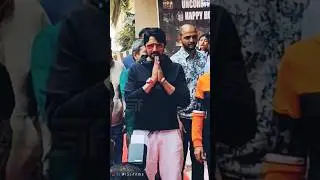 #KichhaSudeep at  promotion of Kabzaa Movie
