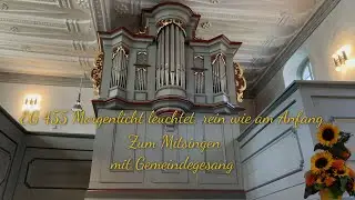 EG 455 Morgenlicht leuchtet, rein wie am Anfang |mit Gemeindegesang| |zum Mitsingen|