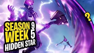 Find the Secret Star in Loading Screen 5 - WEEK 5 SECRET BANNER SEASON 9 LOCATION!