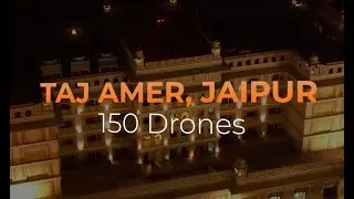 Taj Amer Jaipur Wedding Drone Show | BotLab Dynamics | 150 Drones | Dream Wedding