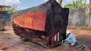 Amazing Sawmill Wood Cutting Super Huge Old Tree Saws And Unexpected Values | Enduring Timbereraft